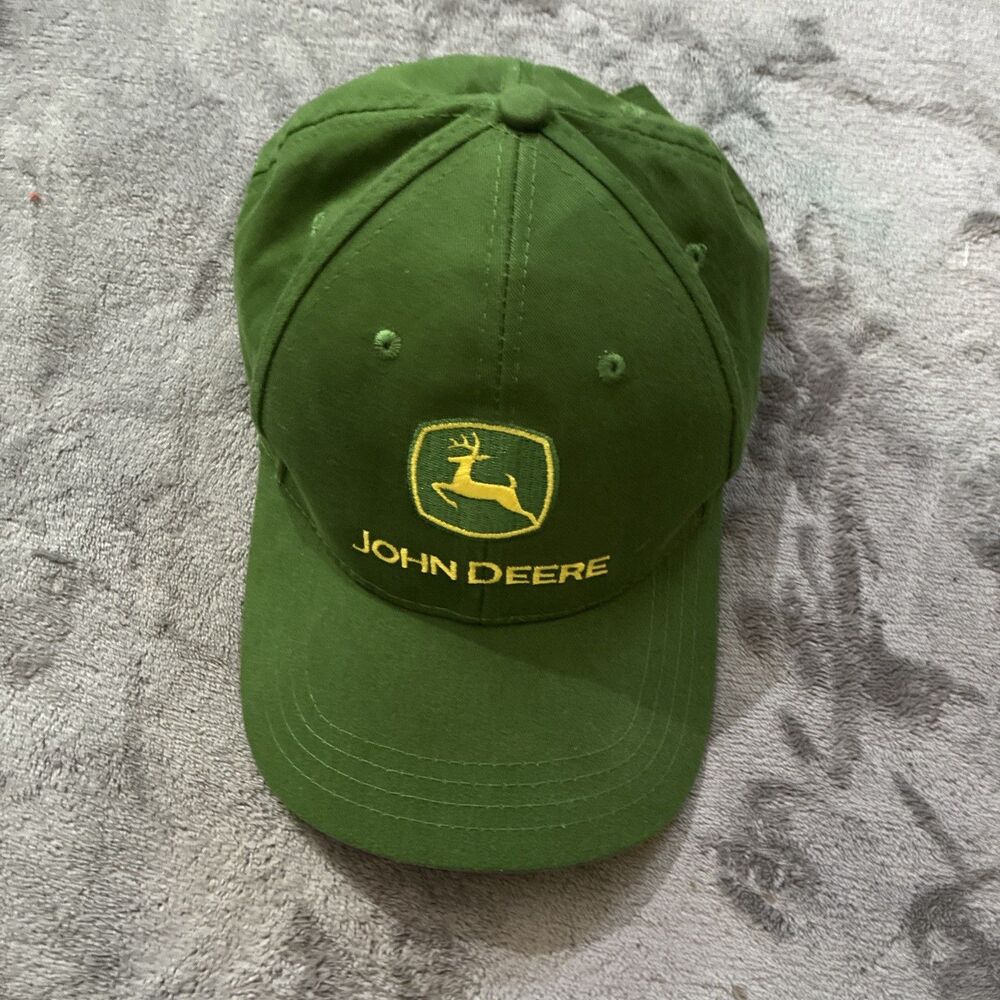 John Deere Equipment Co Owner's Edition Hat Cap Adjustable Buckle Green Tractor